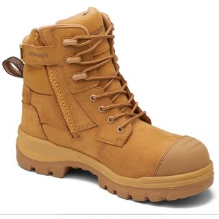 FB8560 8560 Blundstone Uisex Rotoflex Lace Up Safety Boot with Zip-Composite toe
