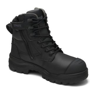 FB8560  8560 Blundstone Uisex Rotoflex Lace Up Safety Boot with Zip-Composite toe