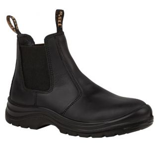 FJ19-Black, JB's wear Slip on Safety Boot