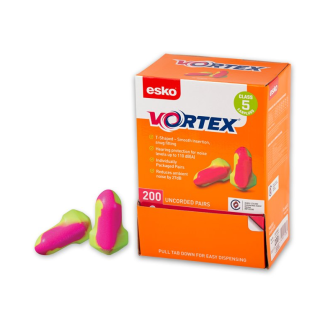 PH194 Esko Vortex Earplugs T-Shaped Uncorded