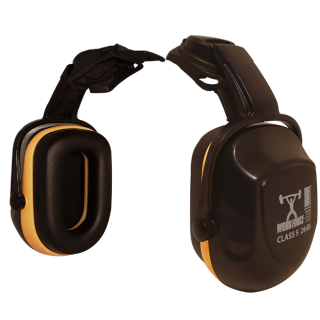 PH217 Premium Yellow/Black Hardhat Earmuff – Class 5